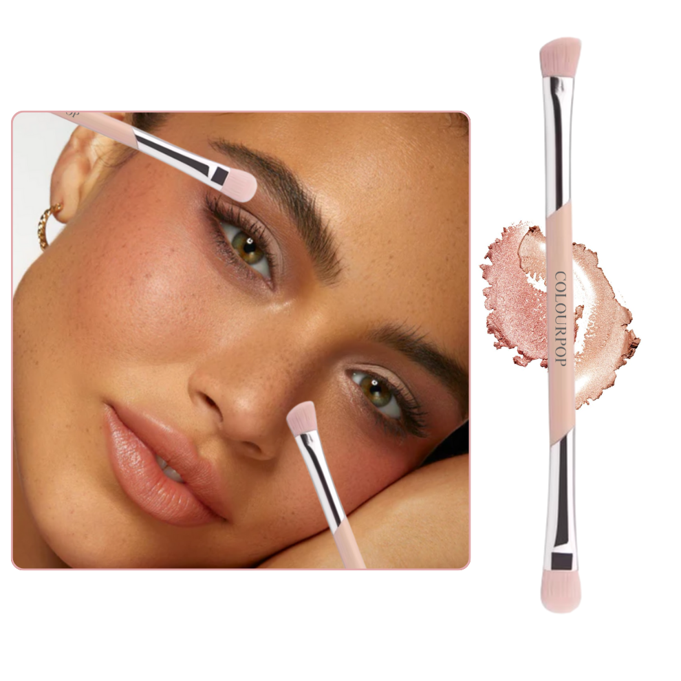 Cọ 2 Đầu Tán Màu Mắt Và Đánh Khối Mũi COLOURPOP Double-Ended Brush CA2